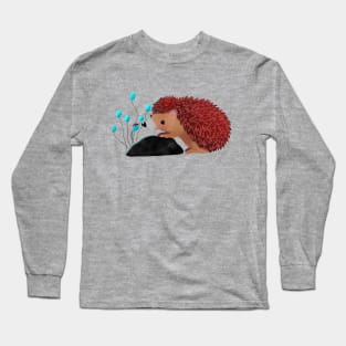 Hedgehog & Ladybug friends Long Sleeve T-Shirt